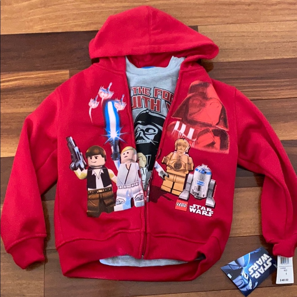 Lego Star Wars Hoodie and Tee set